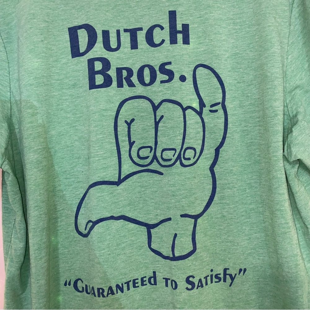 Light Green Dutch Bros Short Sleeve T-Shirt